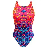 Turbo Pixels Swimsuit Multicolore 5XL Femme