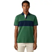 Hackett pour homme. HM5600207 Polo Nbr Panneau vert (L), Casuel, Coton, Manche courte