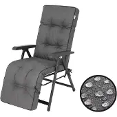 Hobbygarden Oreiller De Jardin - - Ilona - Graphite - 160x50 Cm - Relaxation