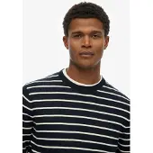 Superdry Homme Pull Breton The Merchant Store Coupe Décontractée Navy Taille: Xxxl