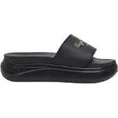 Pepe Jeans pour femme. PLS700001 Sandales Bella Log noir (40), Plat, Aucun, Beachwear, Polyuréthane