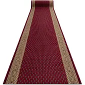 Rugsx TAPIS DE COULOIR ANTIDÉRAPANT INCA bordeaux 67cm 67x1400 cm
