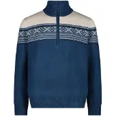 CMP 7h77510 Half Zip Sweater Bleu 4XL Homme
