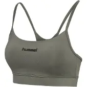 Hummel Prima Medium Impact Sports Bra Gris L Femme