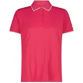 CMP 31t5066 Short Sleeve Polo Rouge,Rose 2XS Femme