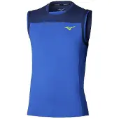 Mizuno Stargazer Shadow Sleeveless T-shirt Bleu L Homme
