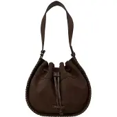 Marc O'Polo sac à épaule Aadina Shoulder Bag Burnt Coffee marron foncé