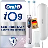 Oral-B Brosse à dents iO Series 9n pour adultes, rotative-oscillante, rose