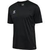 Hummel T-Shirt fonctionnel 'Essential' noir / blanc