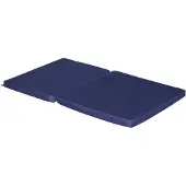 Hubsch Coussin à cordes bleu foncé