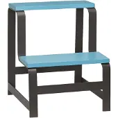 Hubsch Escabeau bleu/marron