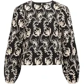 Object Mya Re Long Sleeve Blouse Noir 42 Femme
