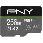 PNY Technologies P-SDU256V32100PRO-GE SD MicroSD XC Card 256GB Pro Elite R100MB/s W90MB/s reta