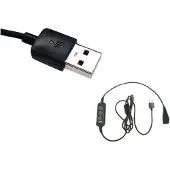 Gequdio USB Kabel kompatibel mit PC und Mac