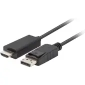 Lanberg Changeur de genre de câble - - CA-DPHD-11CC-0018-BK - HDMI - 1,8 m - Cuivre
