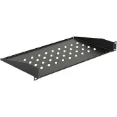 Lanview Gondole - RAS200BL - Étagère Rack Mount - Noir - Dimensions 48,6x25x14,4 cm