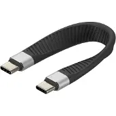 Techly ICOC-USBC-FL-U4 USB4 Gen3 C auf C Flexibles Kabel