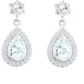 Elli Boucles d'oreilles argent / transparent