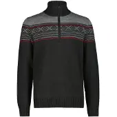 CMP 7h77510 Half Zip Sweater Noir 4XL Homme