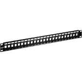 Trendnet Panneau de brassage TC-KP24 (panneau vierge), Serveur : accessoires, Noir