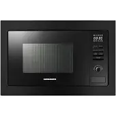 Heinner HMW-MDBI25GDBK Micro-ondes encastrable 25 L, 900 W, grill 1000 W, décongélation, noir