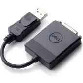 Dell DisplayPort vers DVI (20.30 cm), Adaptateur données + vidéo, Noir