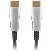 Lanberg Ca-hdmi-20fb-1000-bk Hdmi Cable Argenté