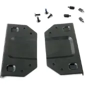 Shuttle PV04 - Support de montage mural de l'écran - noir - pour XPC slim DH610S, DH670