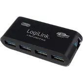 Logilink Hub USB 3.0 Super Speed avec alimentation, 4 ports