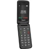 Siemens Gigaset GL595, boîtier à clapet, SIM simple, 7,11 cm (2.8"), 0,3 MP, 800 mAh, noir