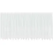 vidaXL Rideau en Dentelle Floral Blanc 160 x 500 cm Polyester