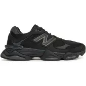New Balance pour homme. U9060V1 Baskets en cuir 9060 noir (46.5), Plat, Lacets, Casuel