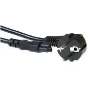 ACT Powercord connecteur de courant CEE7/7 mâle (angle)