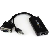 StarTech.com Adaptateur avec USB Startech Portable VGA vers HDMI