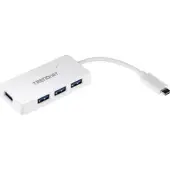 Trendnet TUC-H4E USB-HUB 4-port USB3.0 Ultra-Mini-Hub an USB-C