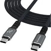 Wozinsky Câble WPS-UY41S USB-C Thunderbolt 4 240W 1m 4K - noir