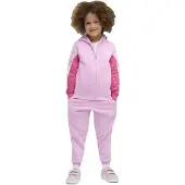Puma Essential Block Tracksuit Rose 4-5 Years Enfants