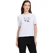Luhta Annis Short Sleeve T-shirt Blanc L Femme