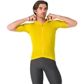 Castelli Espresso 2 Short Sleeve Jersey Jaune L Homme