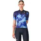 Castelli Cosmic Short Sleeve Jersey Bleu XS Femme