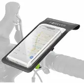 Forever Support Rotatif Vélo pour Smartphone Étanche avec Attache Guidon Noir
