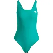 Adidas Maillot de bain sport 'Ess' turquoise / blanc