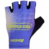 Santini Tdf Alpe D´huez Short Gloves Violet XL
