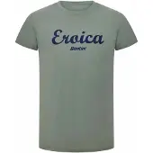 Santini Eroica Cipressi Short Sleeve T-shirt Vert XL