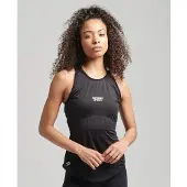 Superdry Active Sleeveless T-shirt Noir XL Femme
