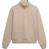 Superdry pour femme. W2012666A Sweat Essential Logo vert (XXS), Casuel, Coton, Taupe