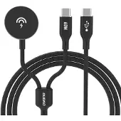 Dudao A12MaxC ladekabel USB-C/Tradlos 60W Sort
