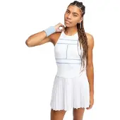 Siroko Slam Sleeveless Dress Blanc M Femme
