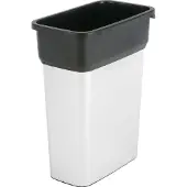 Vileda PROFESSIONAL 137729 PROFESSIONAL Geo Mülleimer 70,0 l silber, schwarz, 1 St.