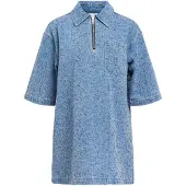 Object Frida 3/4 Sleeve Short Dress Bleu 42 Femme